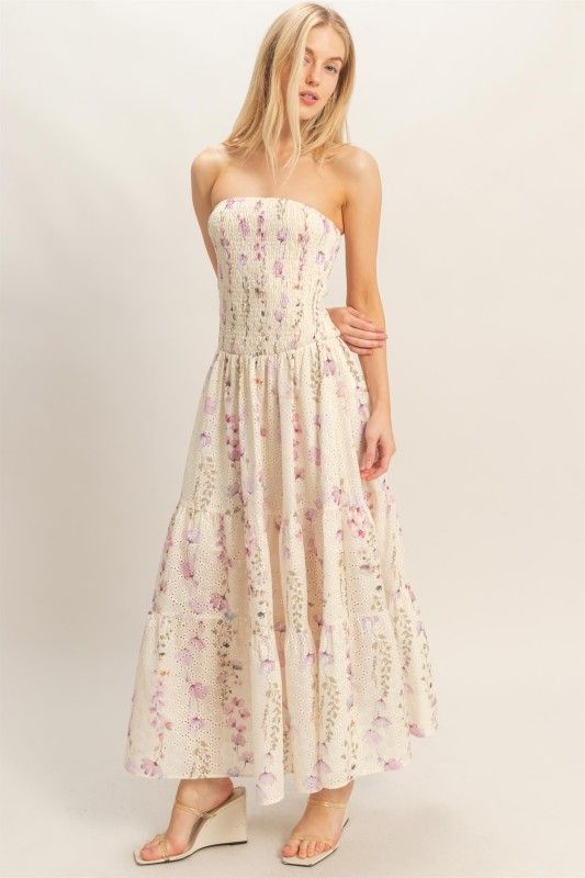 Gracie Floral Maxi-Yellow