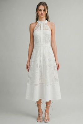 Lacie White Halter Dress