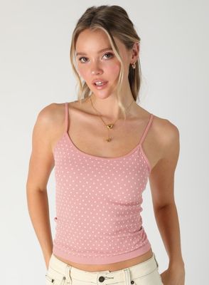 Dotty Cami-Blush