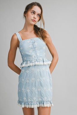 Jessa Blu Mini Dress