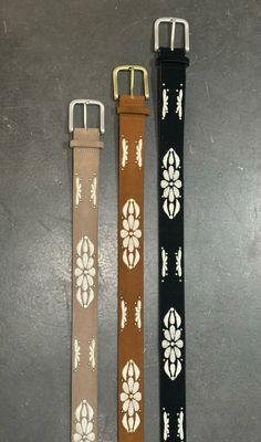 Floral Emb Belt