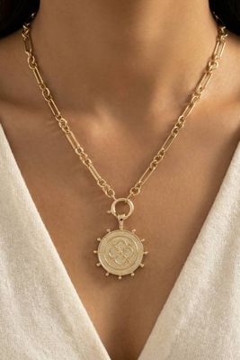 Clover Coin Necklace