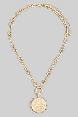 Clover Coin Necklace