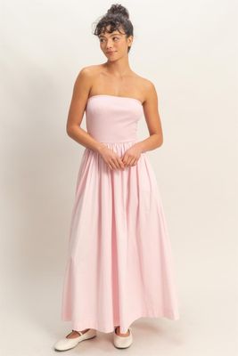 Layla Long Dress-Pink