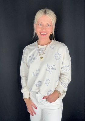 Sea Shells Pullover