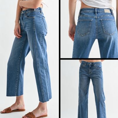 Blue Chill Midrise Crop