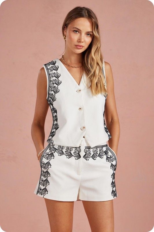 Cori Emb Vest