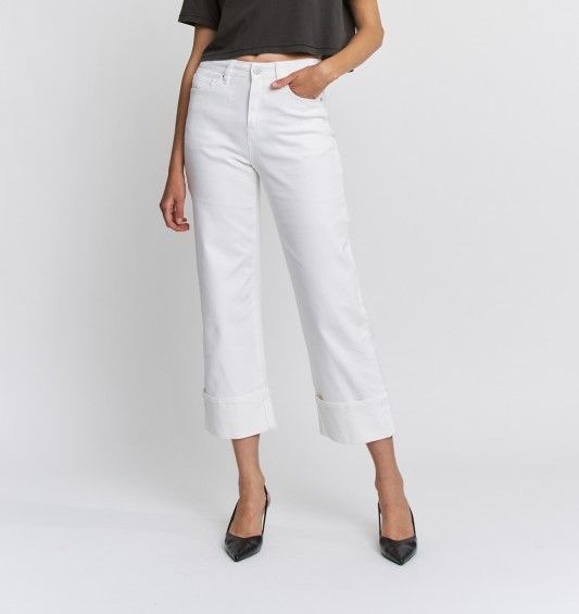 Sugar Hi Rise Crop Cuffed