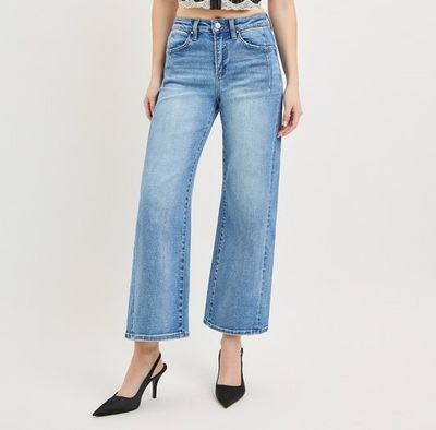 Janie Slouchy Wide Leg Jean
