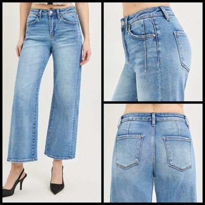 Janie Slouchy Wide Leg Jean