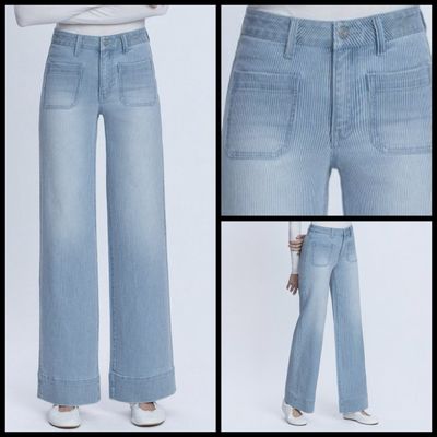 Stripe Hi Rise Trouser Jean