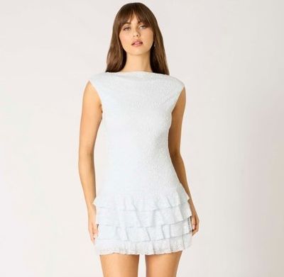 Haylie Lace Dress-Blue