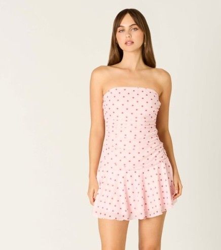 Blush Dotty Dress