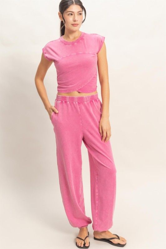 Sure Shot Crossover Set-Pink