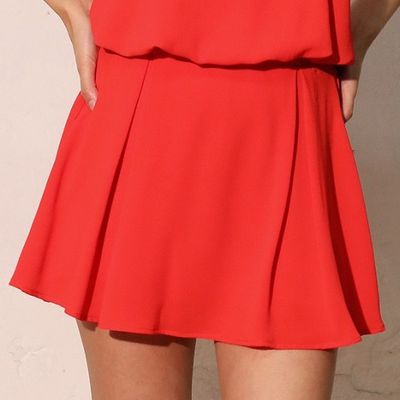 Kailey Skort-Red