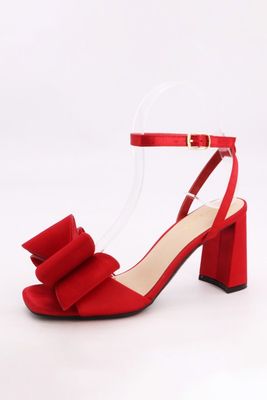 Sweet Bow Heel-Red