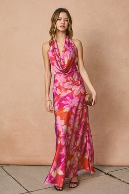 Petal Martini Halter Dress