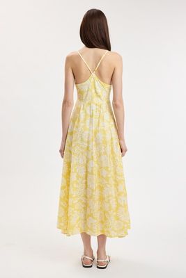 Yellow Country Maxi Dress