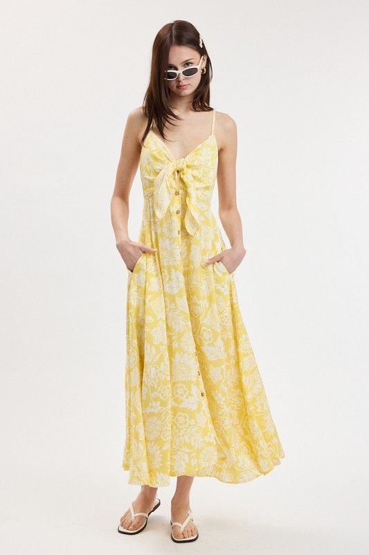 Yellow Country Maxi Dress