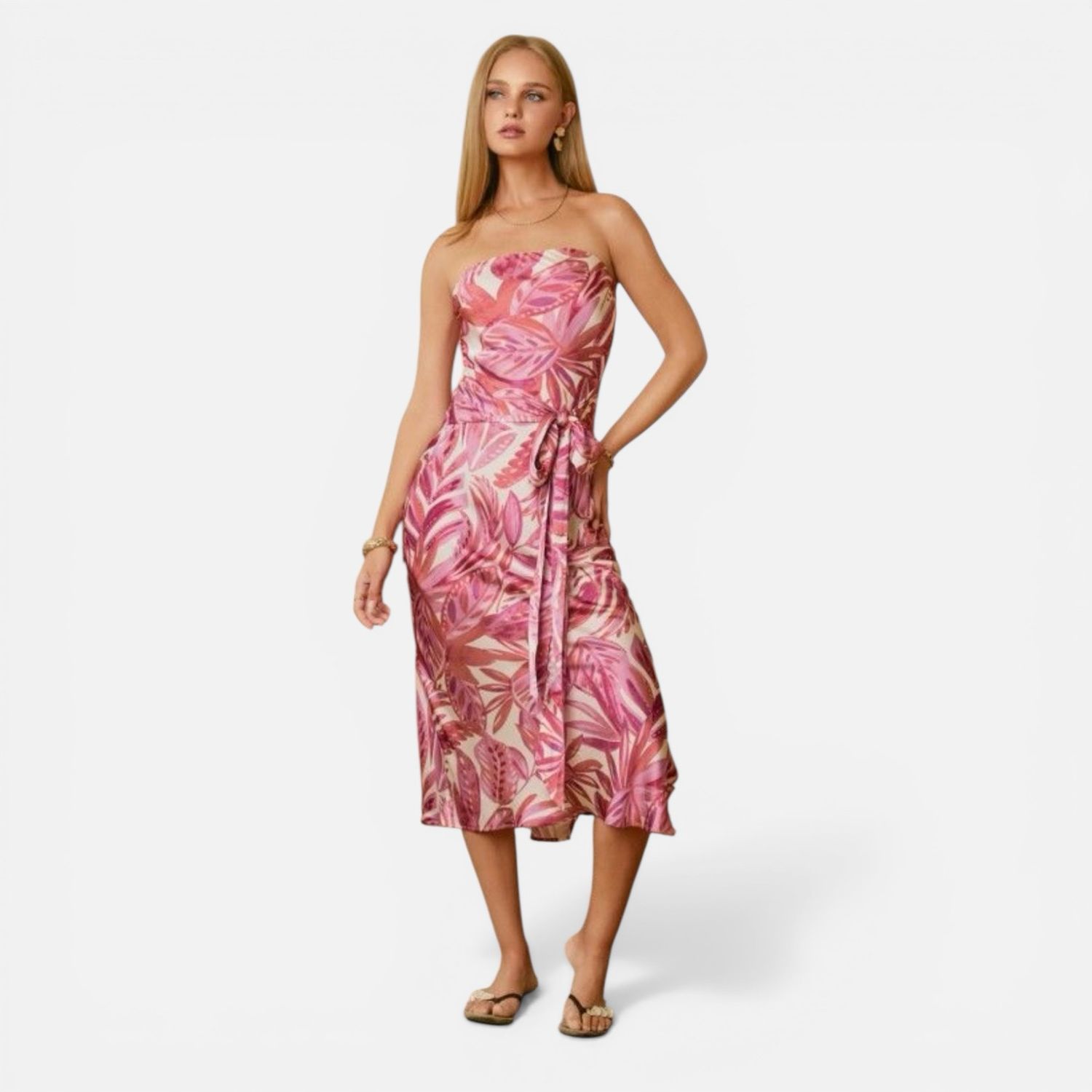 Ocean Kiss Strapless Dress