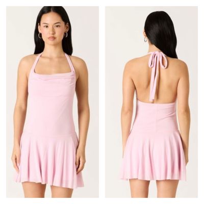 Pink Dreams Halter Dress