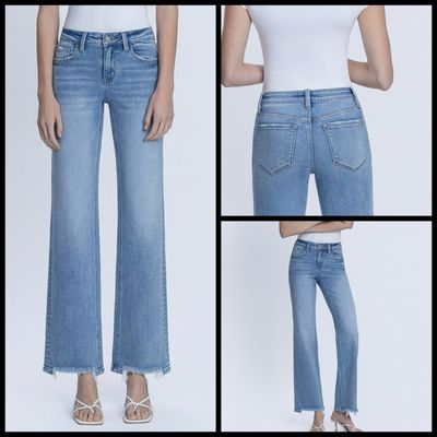 Vibrant Mid Rise Slim Wide