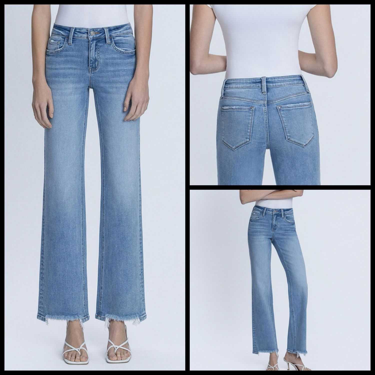 Vibrant Mid Rise Slim Wide