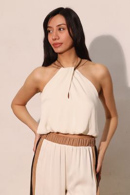 Madyln Halter-Cream
