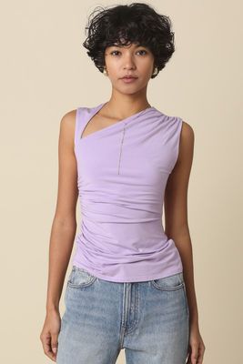 Mia A Sym Top-Lilac
