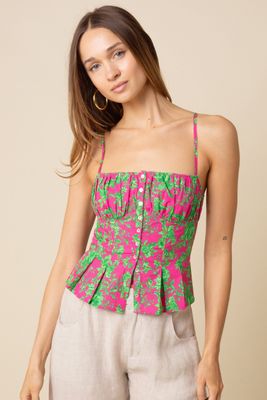 Kate Floral Corset Top