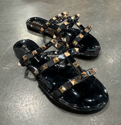 Callie Studded Jelly-Blk