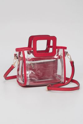 Mini Clear Crossbody Tote