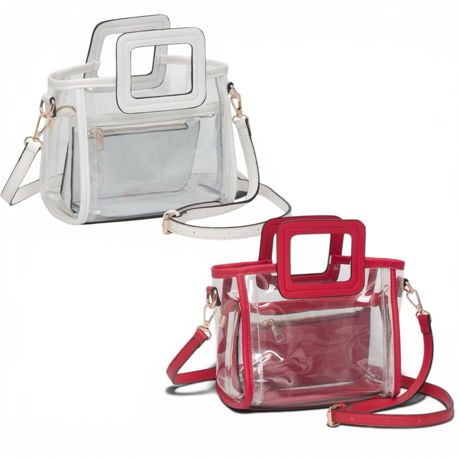 Mini Clear Crossbody Tote