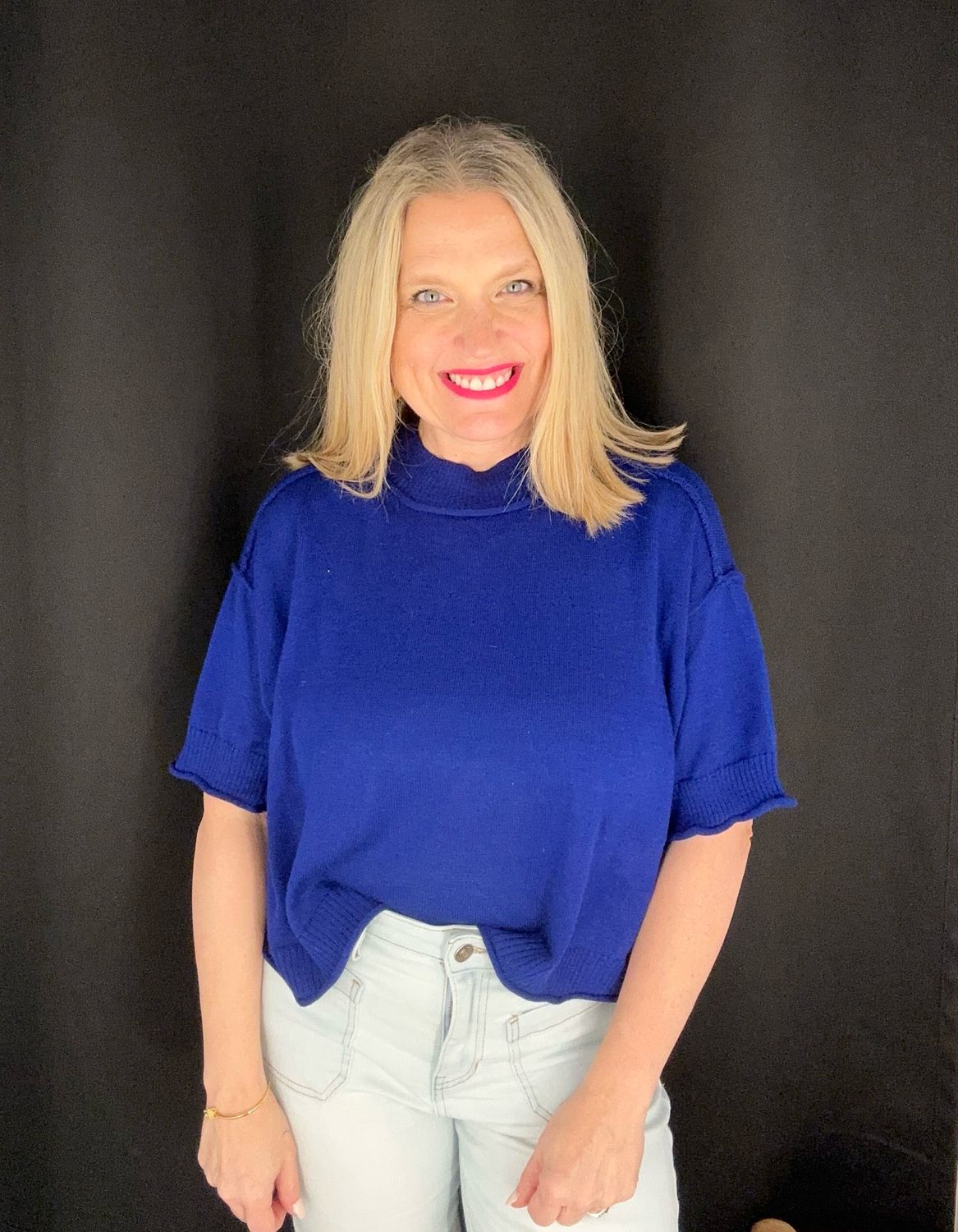 Summer Sweater-Navy