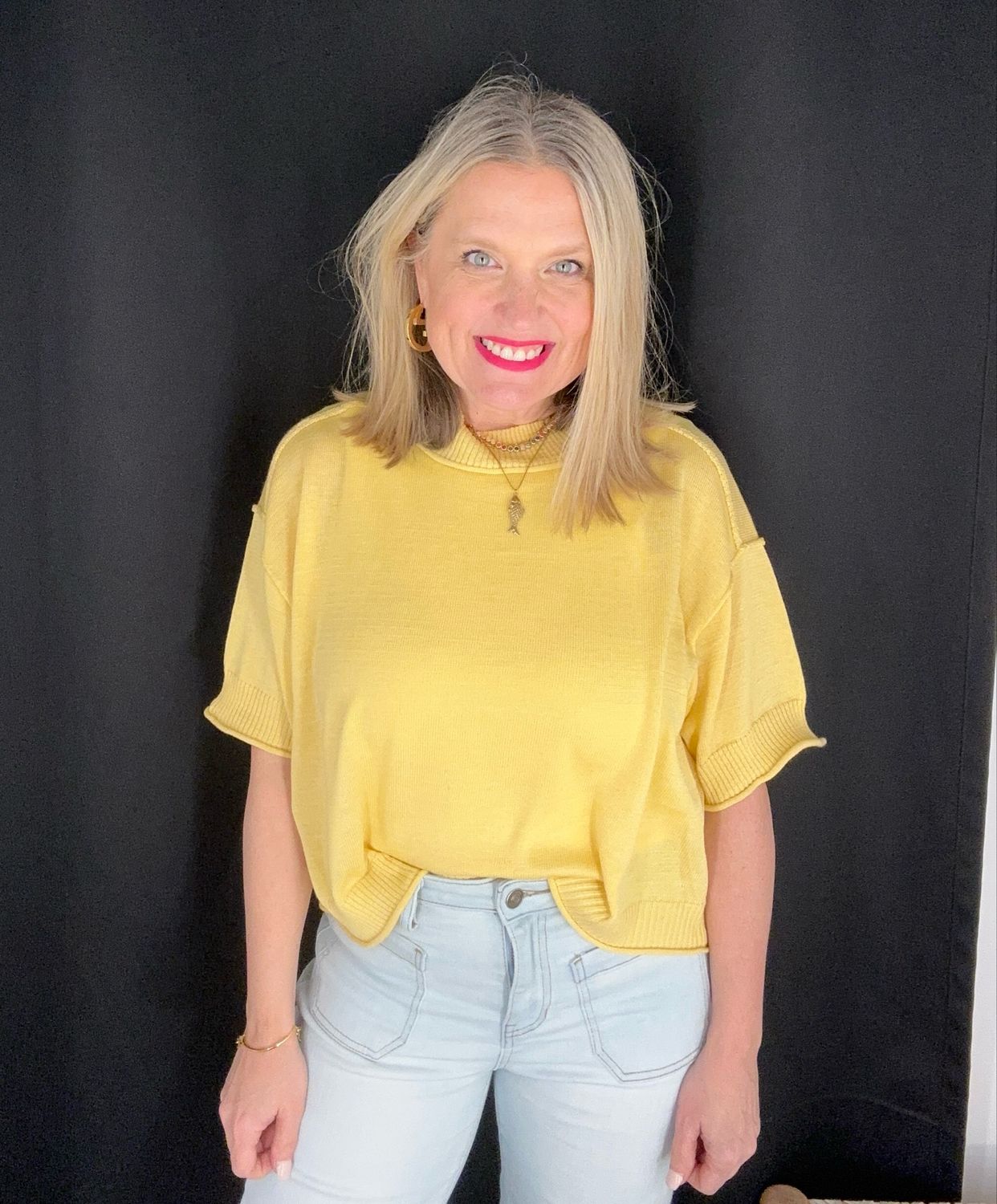 Summer Sweater-Yellow