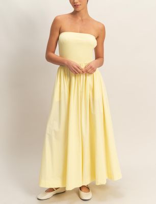 Layla Long Dress-Yellow