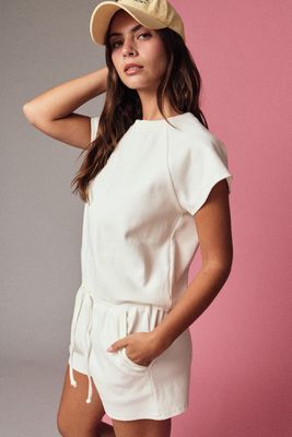 All White Lounge Set