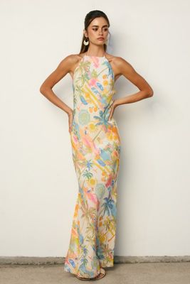Coastline Halter Maxi