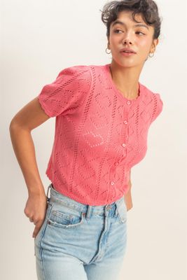 Laney Cardi-Pink