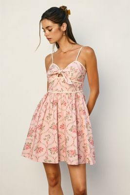 Romantic Garden Cut Out Dress
