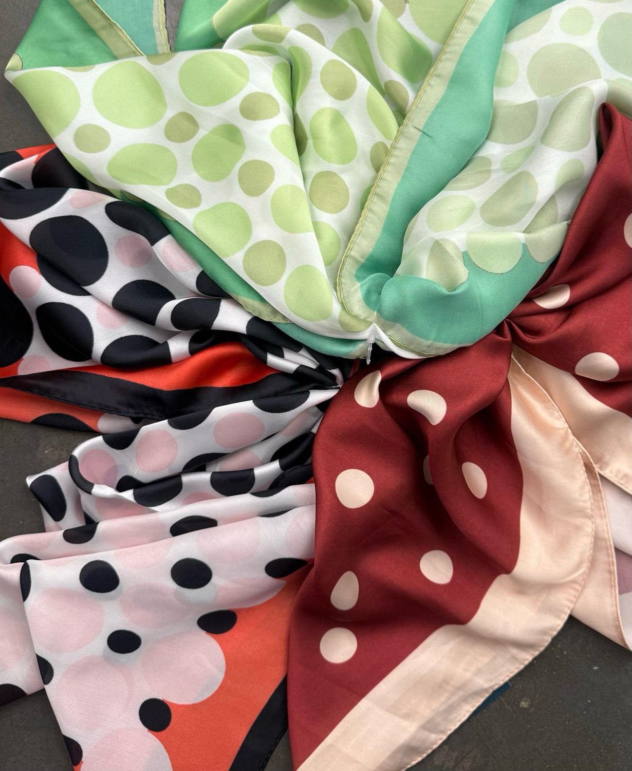 Big Dot Silky Scarf