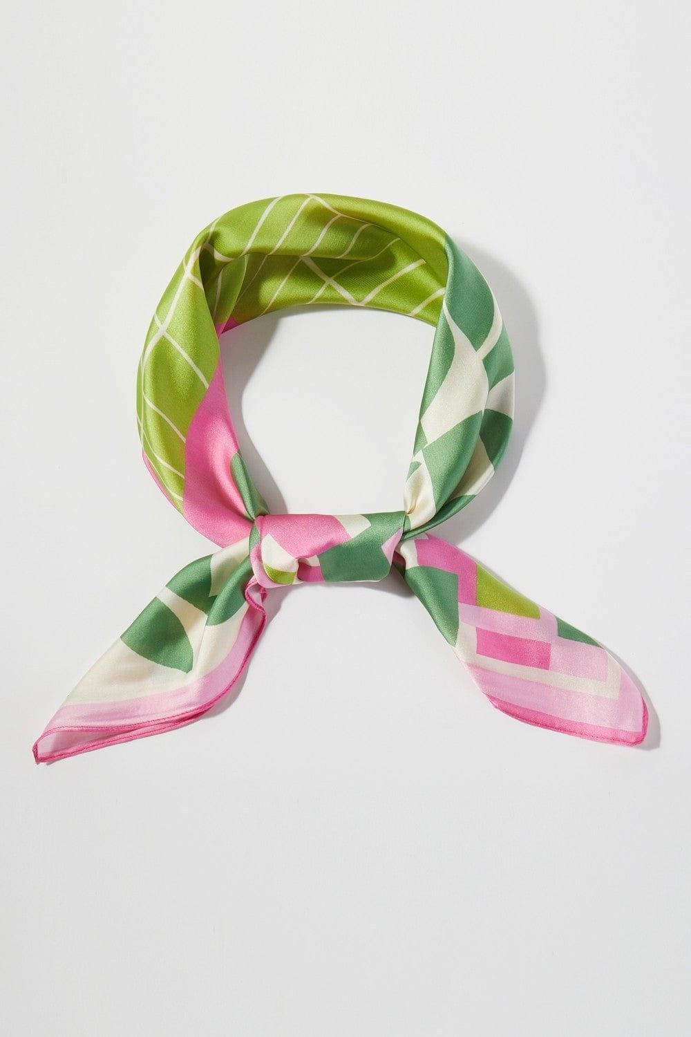 Pink N Green Scarf