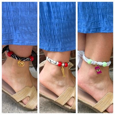 Bandana Charm Anklet