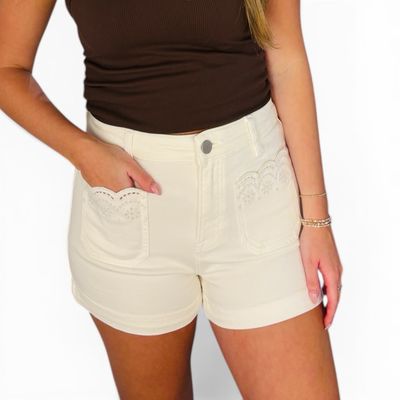 Eyelet Pocket Shorts