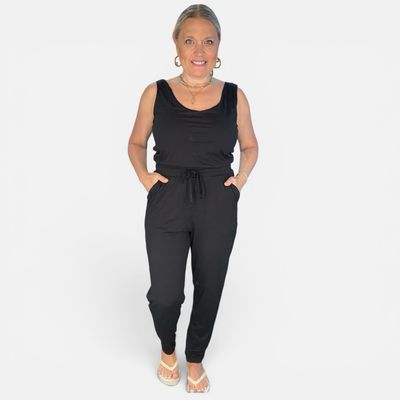 Lucie Jump Suit-Blk
