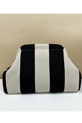 Stripe Knit Clutch