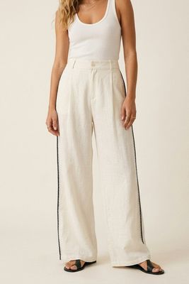 Linen Stitched Side Pant