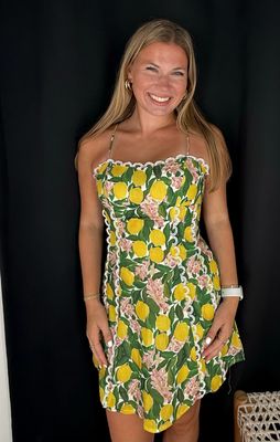 Lemon Mini Dress