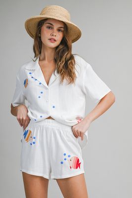 Fishy Elastic Waist Short