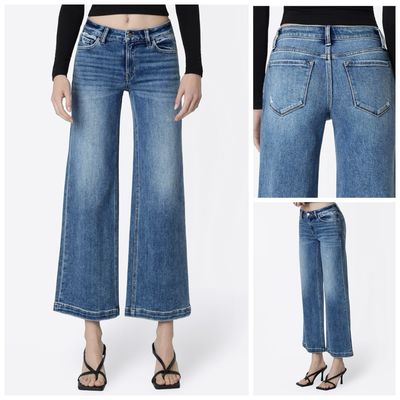 Cherish Mid Rise Ankle Wide